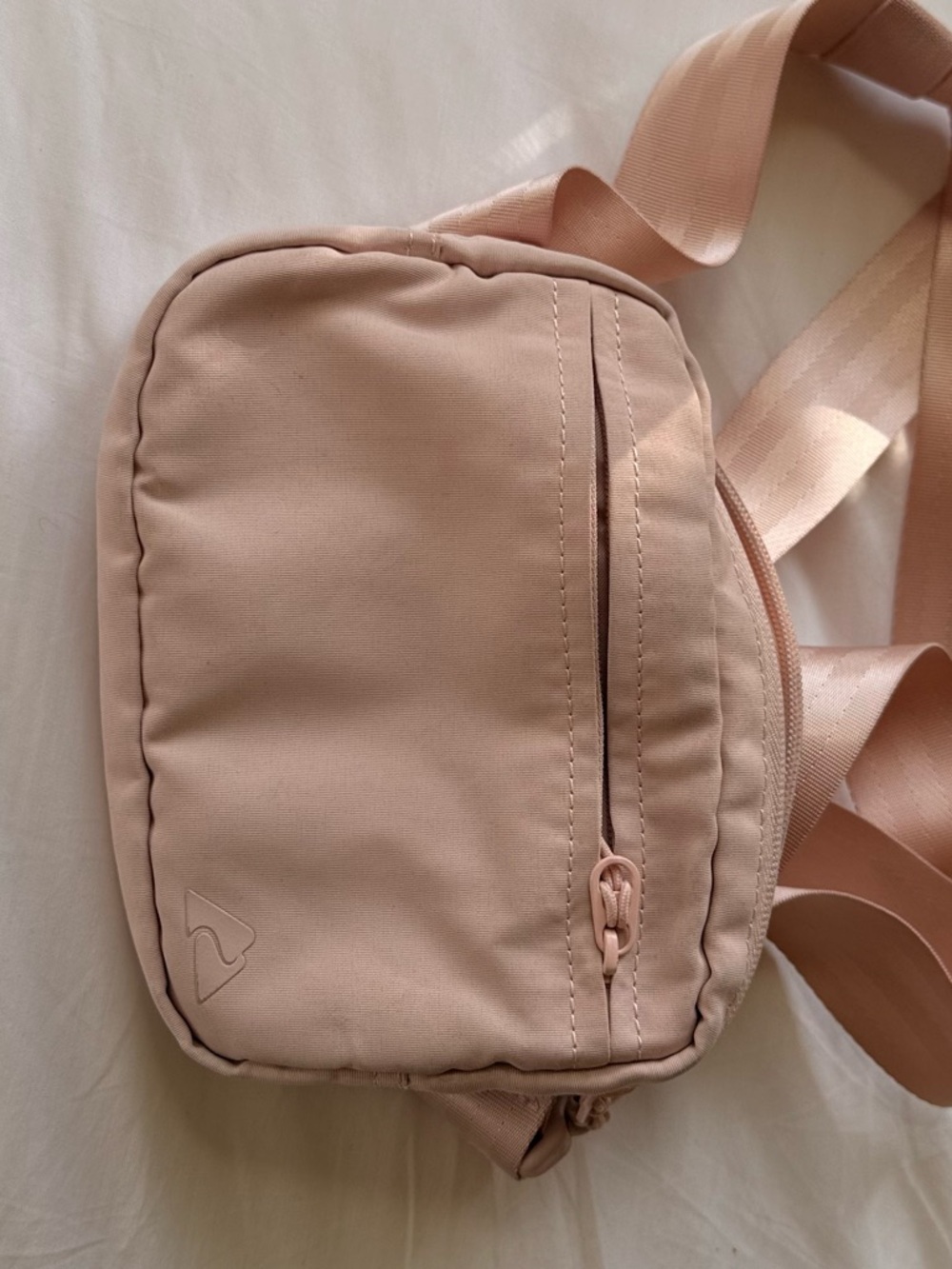Women's Compact Crossbody Bag in Blush Pink